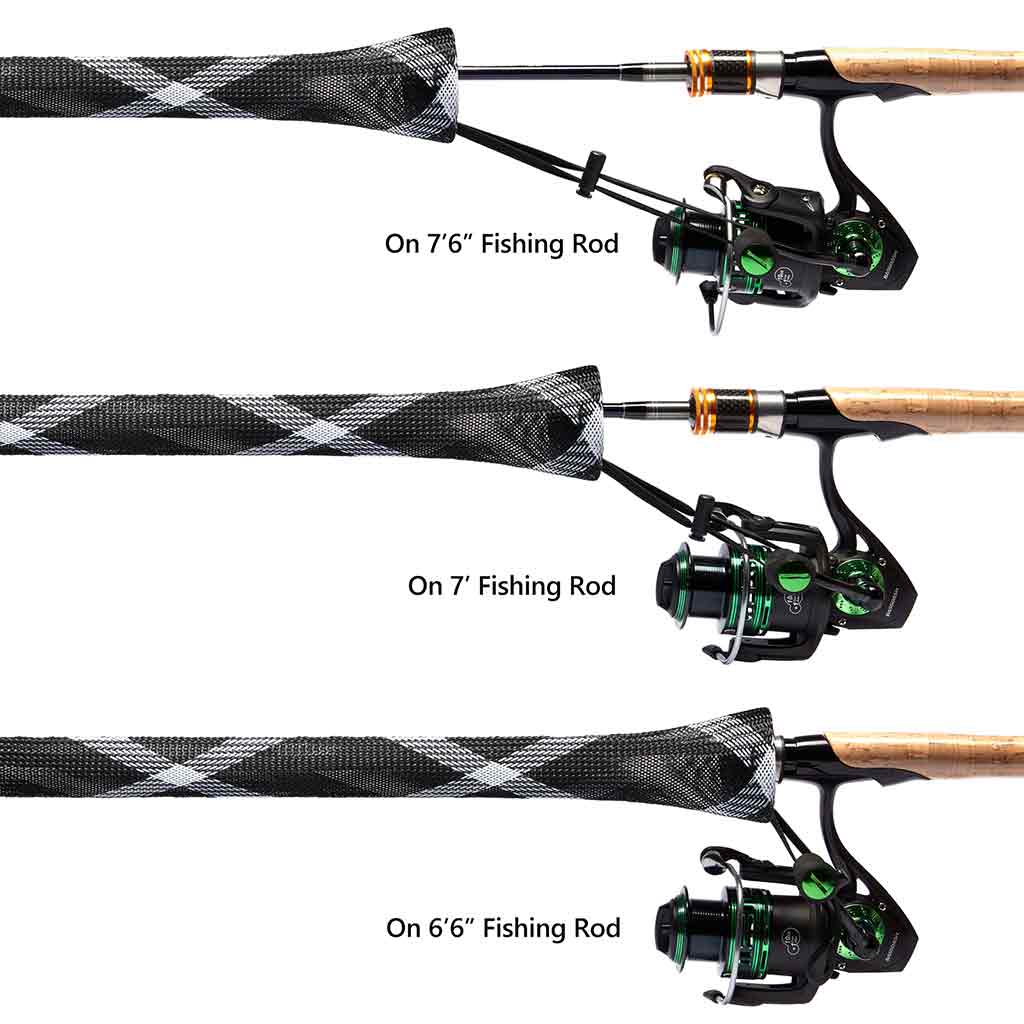  8PCS Fishing Rod Sleeves Socks