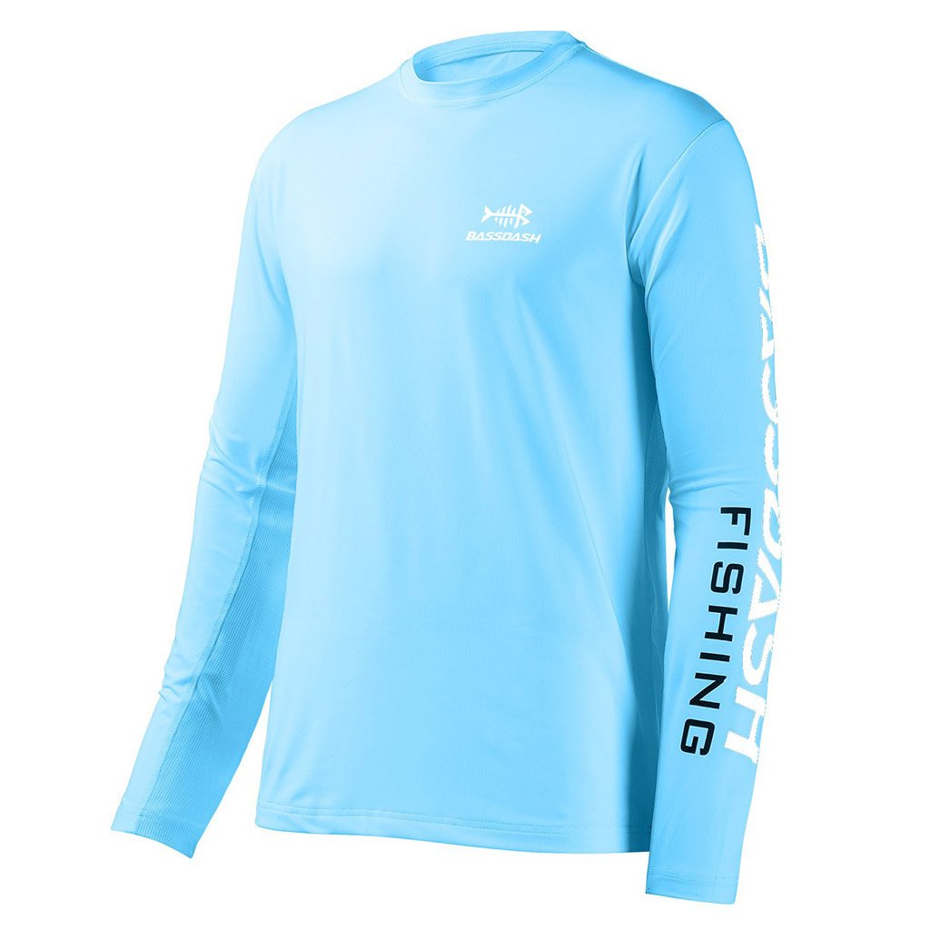  BASSDASH Fishing T Shirts for Men UV Sun Protection UPF 50+ Long  Sleeve Tee T-Shirt : Clothing, Shoes & Jewelry