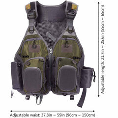 FV05 Fishing Vest for Men Women - Bassdash