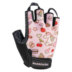 Kids' Gloves with Padded Grippy Palm UV Protection for Bicycle Fishing - Bassdash