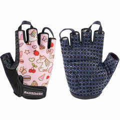 Kids' Gloves with Padded Grippy Palm UV Protection for Bicycle Fishing - Bassdash