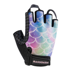 Kids' Gloves with Padded Grippy Palm UV Protection for Bicycle Fishing - Bassdash