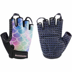 Kids' Gloves with Padded Grippy Palm UV Protection for Bicycle Fishing - Bassdash