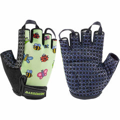 Kids' Gloves with Padded Grippy Palm UV Protection for Bicycle Fishing - Bassdash