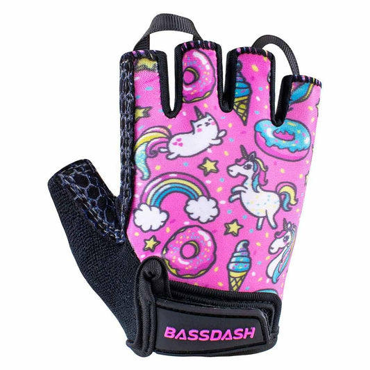 Kids' Gloves with Padded Grippy Palm UV Protection for Bicycle Fishing - Bassdash