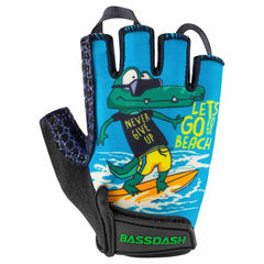 Kids' Gloves with Padded Grippy Palm UV Protection for Bicycle Fishing - Bassdash