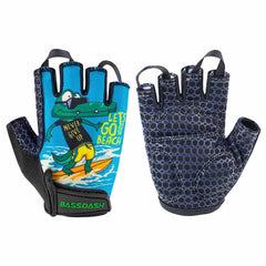 Kids' Gloves with Padded Grippy Palm UV Protection for Bicycle Fishing - Bassdash