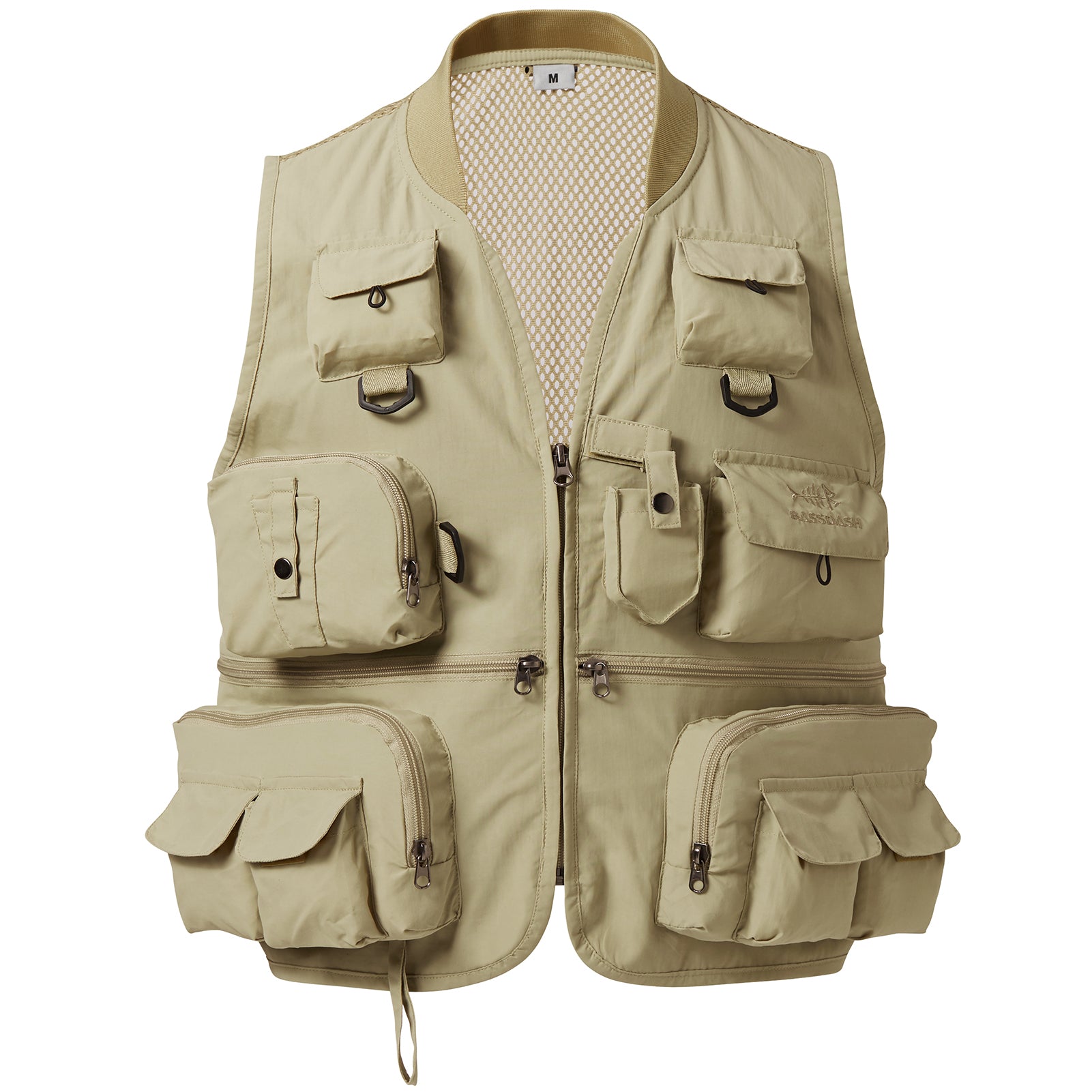 VTG Angler's Expressions size 4 Youth Fly Fishing vest Tan w