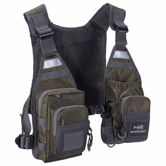 FV08 Ultra Lightweight Fishing Vest for Men Women - Bassdash