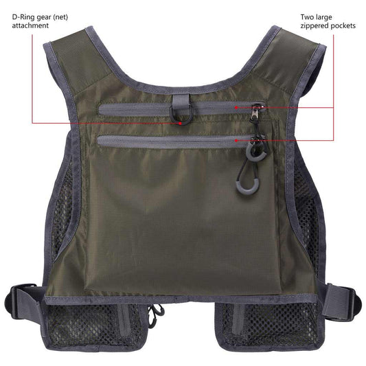 FV08 Ultra Lightweight Fishing Vest for Men Women - Bassdash