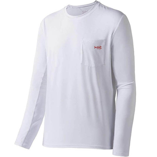 Men’s UPF 50+ Long Sleeve Fishing Shirt with Chest Pocket - Bassdash