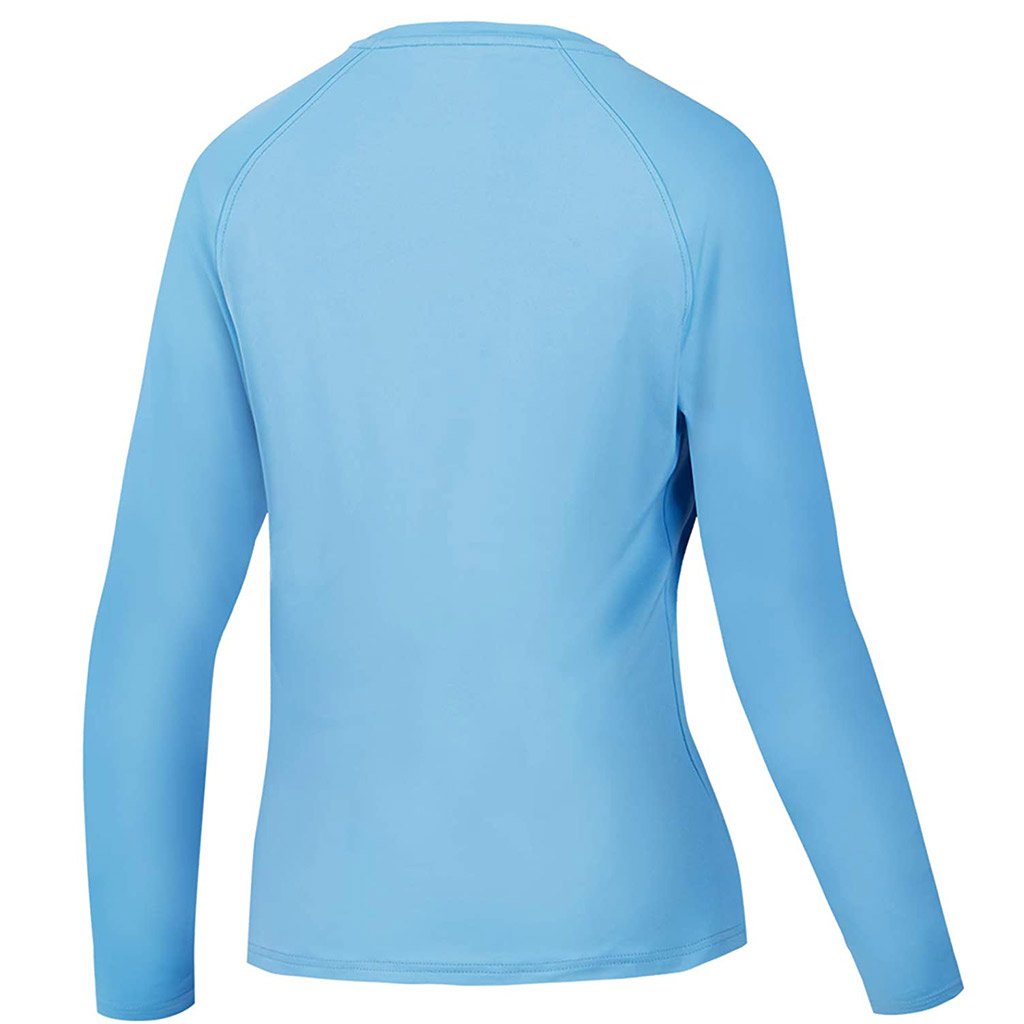 Blue Submersion Fishing Shirt Long Sleeve UV Sun Protection UPF 40+ Apparel  for Men and Women (Coral Abyss X Small)