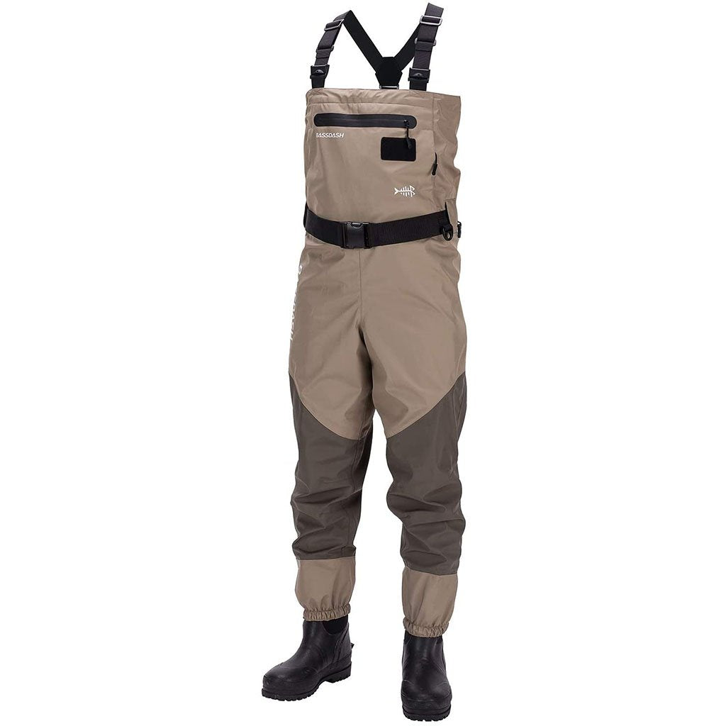 Men’s Breathable Chest Waist Convertible Fishing Waders - Bassdash Boot ...