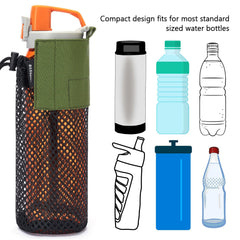 Water Bottle Pouch with Carabiner - Bassdash