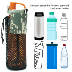 Water Bottle Pouch with Carabiner - Bassdash