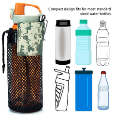 Water Bottle Pouch with Carabiner - Bassdash