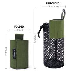 Water Bottle Pouch with Carabiner - Bassdash