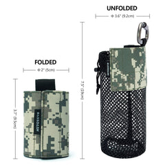 Water Bottle Pouch with Carabiner - Bassdash