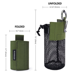 Water Bottle Pouch with Carabiner - Bassdash