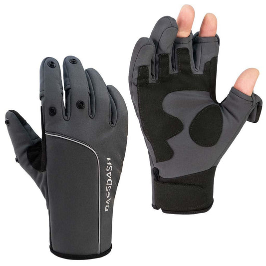 WintePro Water-resistant Fishing Hunting Gloves with Fleece Lining - Bassdash